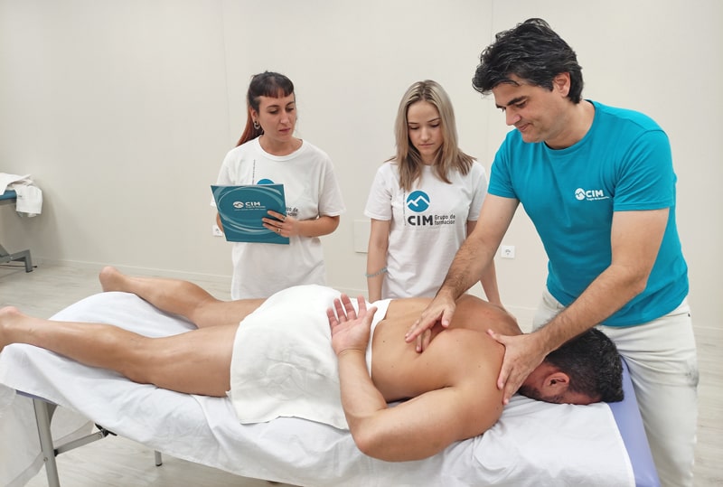 Después del curso quiromasaje